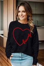 Load image into Gallery viewer, Round Neck Long Sleeve Sweater