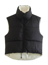 Load image into Gallery viewer, Zip Up Drawstring Reversible Vest