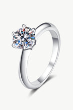 Load image into Gallery viewer, 1.5 Carat Moissanite Adjustable Ring