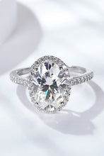 Load image into Gallery viewer, 4.5 Carat Moissanite Halo Ring