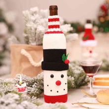 Load image into Gallery viewer, Christmas Knit Wine Bottle Cover