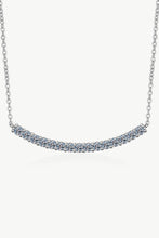 Load image into Gallery viewer, Sterling Silver Curved Bar Necklace