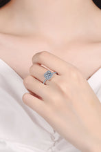 Load image into Gallery viewer, Square Moissanite Ring