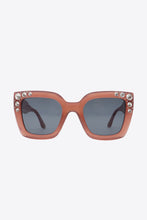 Load image into Gallery viewer, Inlaid Rhinestone Polycarbonate Sunglasses