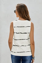 Load image into Gallery viewer, Striped Round Neck Tank