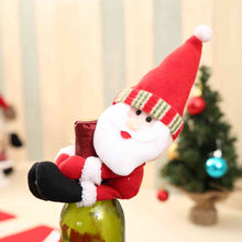 Load image into Gallery viewer, Christmas Gnome Wine Bottle Decoration