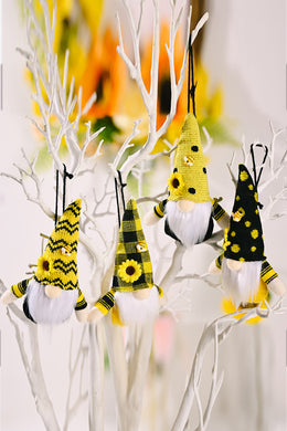 Random 4-Pack Sunflower Faceless Gnome Hanging Widgets