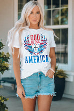 Load image into Gallery viewer, GOD BLESS AMERICA Cuffed Tee Shirt