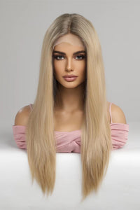 13*2‘’ Lace Front Wigs Synthetic Long Straight 24'' 150% Density