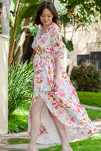 Load image into Gallery viewer, Floral Deep V Slit Maxi Dress