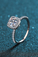 Load image into Gallery viewer, Square Moissanite Ring