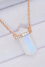 Load image into Gallery viewer, Natural Moonstone Chain-Link Necklace