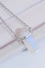 Load image into Gallery viewer, Natural Moonstone Chain-Link Necklace