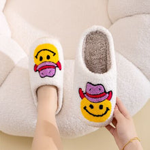 Load image into Gallery viewer, Melody Smiley Face Slippers