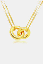 Load image into Gallery viewer, Linked Ring Pendant Chain Necklace