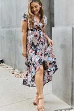 Load image into Gallery viewer, Heimish Give Me Roses Full Size Floral Maxi Wrap Dress