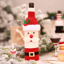 Load image into Gallery viewer, Christmas Knit Wine Bottle Cover