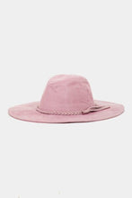 Load image into Gallery viewer, Fame Braided Faux Suede Hat