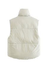 Load image into Gallery viewer, Zip Up Drawstring Reversible Vest