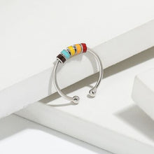 Load image into Gallery viewer, 925 Sterling Silver Oil Drip Ring