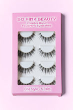 Load image into Gallery viewer, SO PINK BEAUTY Faux Mink Eyelashes 5 Pairs