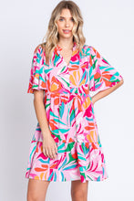 Load image into Gallery viewer, GeeGee Floral Ruffled Mini Dress