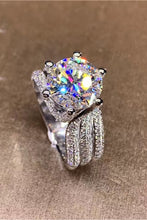 Load image into Gallery viewer, 3 Carat Moissanite Three-Layer Ring