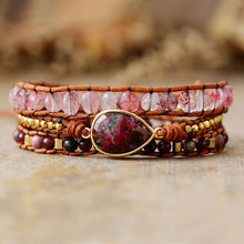 Load image into Gallery viewer, Natural Stone Layered Bracelet