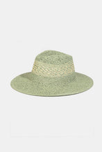 Load image into Gallery viewer, Fame Contrast Wide Brim Straw Hat