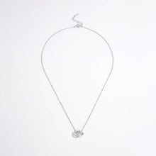 Load image into Gallery viewer, 925 Sterling Silver Inlaid Zircon Heart Necklace