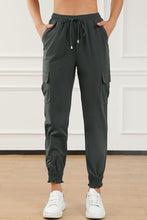 Load image into Gallery viewer, Drawstring High Waist Joggers With Pockets