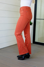 Load image into Gallery viewer, Autumn Mid Rise Slim Bootcut Jeans in Terracotta