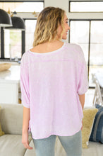 Load image into Gallery viewer, Hold Me Close Short Sleeve Top in Lavender