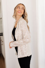 Load image into Gallery viewer, I Know You&#39;re Busy Sequin Blazer