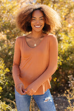 Load image into Gallery viewer, The Wendi Top in Harvest Orange