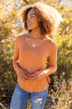 Load image into Gallery viewer, The Wendi Top in Harvest Orange