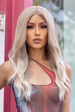 Load image into Gallery viewer, 13*2&quot; Lace Front Wigs Synthetic Long Wave 24&quot; 150% Density in Medium Blonde Highlights