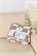 Load image into Gallery viewer, Cuddley Checkered Decorative Throw Blanket