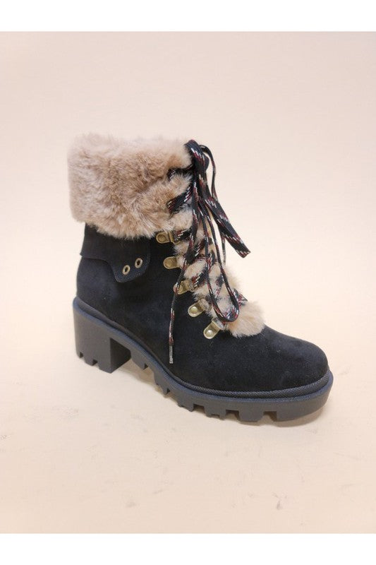 VINI FUR TRIM LUG BOOT