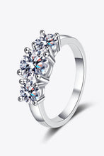 Load image into Gallery viewer, Stylish 925 Sterling Silver Moissanite Ring