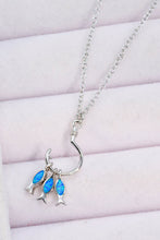 Load image into Gallery viewer, Opal Fish 925 Sterling Silver Necklace