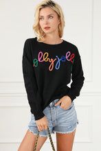 Load image into Gallery viewer, Round Neck Long Sleeve Sweater