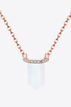 Load image into Gallery viewer, Natural Moonstone Chain-Link Necklace