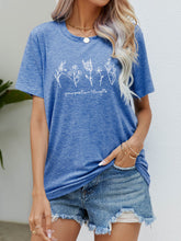Load image into Gallery viewer, Graphic Round Neck Short Sleeve Tee