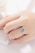 Load image into Gallery viewer, 925 Sterling Silver 3 Carat Moissanite 6-Prong Ring