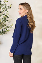 Load image into Gallery viewer, Heimish Full Size Statement Neck Open Front Blazer