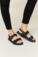 Load image into Gallery viewer, WILD DIVA Velcro Double Strap Slingback Sandals