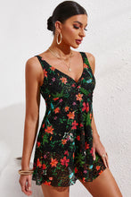 Load image into Gallery viewer, Full Size Twist Front Sleeveless Swim Dress