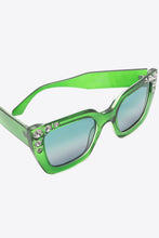 Load image into Gallery viewer, Inlaid Rhinestone Polycarbonate Sunglasses