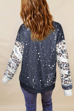 Load image into Gallery viewer, Mixed Print Drop Shoulder Sweatshirt